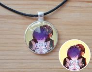 Кулон Рем и Нацуки Ре: Зеро Re Zero , №945-0219 , 25мм, с черным шнурком