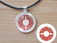 Кулон Mo Dao Zu Shi Магістр диявольського культу №945-0235 , 25мм, з чорним шнурком