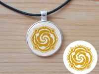 Кулон Mo Dao Zu Shi Магистр дьявольского культа №945-0236 , 25мм, с черным шнурком