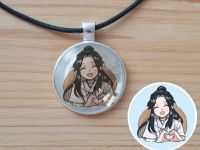 Кулон Благословення небожителів Heaven Officials' Blessing №945-0243, 25мм, з чорним шнурком