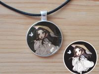 Кулон Се Лянь Благословення небожителів Heaven Officials' Blessing №945-0245, 25мм, з чорним шнурком