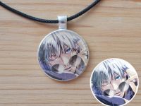 Кулон Годжо Jujutsu Kaisen №945-0247, 25мм, з чорним шнурком