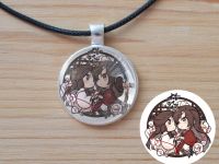 Кулон Благословення небожителів Heaven Officials' Blessing №945-0246, 25мм, з чорним шнурком