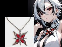 Кулон Genshin Impact Арлекино бабочка , №0030