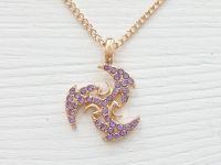 Кулон Genshin Impact Електро елемент №0022 , зі стразами