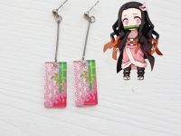 Сережки Незуко Камада Клинок, що розсікає демонів Demon Slayer (швензи цвяхи) №0009-9