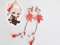 Сережки Кадзуха Genshin Impact №0064 швензи кліпси, 1 пара