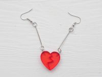 Сережки Половинки серця ДжоДжо Jojo's Bizarre Adventure №0046 , 1 пара