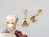 Сережки Кавеха Genshin Impact (швензи гвоздики), 1 пара №0054