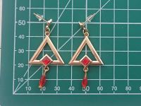 Сережки Дехья Genshin Impact №0055 (швензи гвоздики), 1 пара