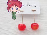 Серьги Вишни светлые ДжоДжо Jojo's Bizarre Adventure  №0033 , 1 пара