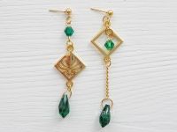 Сережки Анемо Genshin Impact №0026 (швензи гвоздики), 1 пара