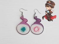 Сережки-гачки №0006-2 Toilet-bound Hanako-kun , Хакудзьодаї, 1 пара