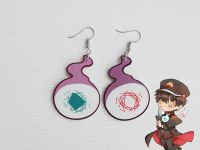 Сережки-гачки №0006-2 Toilet-bound Hanako-kun , Хакудзьодаї, 1 пара