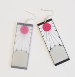 Сережки Танджиро Камадо Клинок, що розсікає демонів №0009-2 Kimetsu no Yaiba, Demon Slayer (швензи гачки), 1 пара