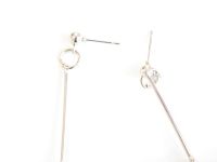 Сережки Шінобу Кочо Клинок, що розсікає демонів №0009-3 Kimetsu no Yaiba, Demon Slayer (швензи цвяхи)