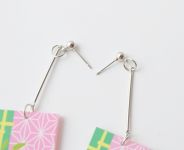 Сережки Незуко Камада Клинок, що розсікає демонів Demon Slayer (швензи цвяхи) №0009-9