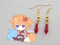 Сережки Тартальї Genshin Impact №0022 (швензи гачки), 1 пара