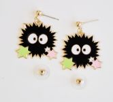 Серьги-гвоздики №0008 Spirited Away ,Сусуватари  1 пара