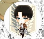 Значок Атака Титанов Леви Аккерман аниме Attack on Titan 000606