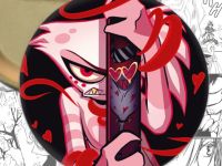 Значок Готель Газбін Енджел Даст Hazbin Hotel 000683