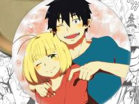 Значок Blue Exorcist 000691