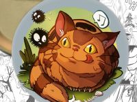 Значок аніме Мій сосед Тоторо Tonari no Totoro 000712