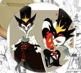 Значок Пекельний Босс Столас Helluva Boss 000719