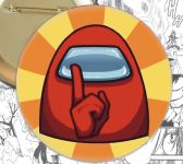 Значок круглый Among Us 000787