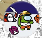 Значок круглый Among Us 000798