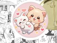 Значок Cat Двоє кошенят 44-004244