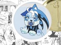 Значок Шадоу Мілк Кукі ран Cookie run 44-004251