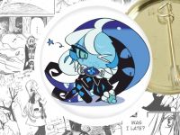 Значок Шадоу Мілк Кукі ран Cookie run 44-004257