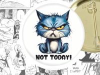 Значок Кіт Not today 44-004259