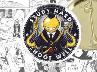 круглый значок Класс убийц Assassination Classroom 44-002587 