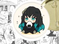 Круглый значок Муичиро Demon Slayer 44-004113