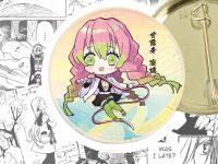 Круглый значок Demon Slayer Мицури 44-004132