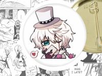 Значок Гоголь Bungo Stray Dogs 44-004167 Круглий