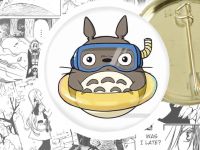 круглый значок Tonari no Totoro Мой сосед Тоторо 44-003246 