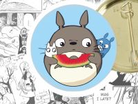 Значок Мій сусід Тоторо Tonari no Totoro 44-003274 Круглий