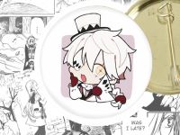 Значок Гоголь Bungo Stray Dogs 44-003652 Круглий