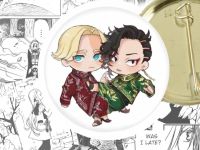 Значок Майкі та Дракен Tokyo Revengers 44-003882 Круглий