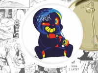 Круглый значок Санс Undertale 44-003886