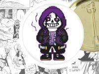 Значок Санс Undertale 44-003888 Круглий