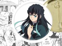 Круглый значок Demon Slayer 44-003924