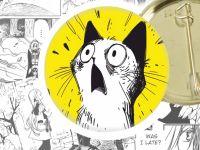 Значок Cat Кіт Я в шоці 44-003949