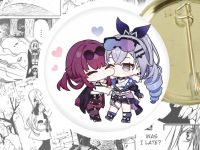 Значок Серебряный Волк и Кафка Honkai: Star Rail 44-004068