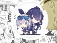 Значок Серебряный Волк и Ахерон Honkai: Star Rail 44-004071