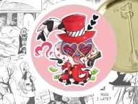 Значок Валентіно Готель Газбін Hazbin Hotel 44-004434