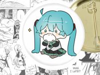 Значок Vocaloid 44-004500 Круглий 